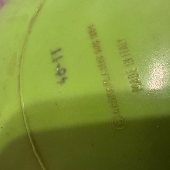 VTG 1984 Lime Green Rody Horse made in Italy Toddler Bounce Toy  Bouncing Horse - Picture 2 of 3